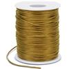 LEREATI Filo Nylon per Braccialetti 1.5mm x 100m Cordoncino Natalizio Cordone di Raso, Cordino per Borse Uncinetto, la Creazione di Gioielli, Fai da Te, Collane, Perline (Naturali)