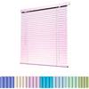 Generic Tapparelle per Finestre, Veneziane da Interno Senza Fori, Tende Veneziane da Esterno Protezione da Luce, Lamella da 25mm Alluminio Persiane per Casa Ufficio Bagno(Pink)