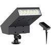 ALCAPOWER Faretto LED solare da giardino 500lm IP65 con picchetto e sensore crepuscolare - 3000K
