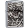 Zippo Accendino Zippo® Harley-Davidson 29266, Accendino Antivento Ricaricabile Zippo, Realizzato in Metallo con Caratteristico click Zippo, Color Cromo, Made in USA, Ottima Idea Regalo