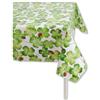 Casatessile Tovaglia plastificata Italiana Fiori E Foglie Tovaglia Cerata, Tovaglia Plastica - VAR. 7, 6 posti 140x180 cm.