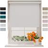 Raamdecoratie DTCH® Tenda a rullo oscurate senza fori 140 x 190 cm (LxA) Bianco - 170 x 275 cm (LxH), Misure da 40 a 240 cm di larghezza, tende a rullo per finestre senza forare, Tenda oscurante