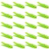 Gariella 20 Mollette in plastica per bucato, calze asciugamani, colore verde