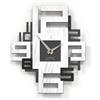 Giallobus - Orologio Bilay - Axia - Legno Mdf - Premium 25,5x30 - - 15 - Shade - Artigianale Made in Italy - Silenzioso - Idea regalo - Moderni doppio livello