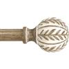 Gormena Bastone Tenda Estensibile Effetto Legno Chiaro 80-148 CM