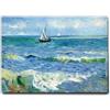 Giallobus - Quadro - Vincent Van Gogh - Il mare a Les Saintes Maries - Tela Canvas Telaio Standard - 70x50 - Pronto da appendere - Quadri moderni per la casa