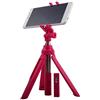 Ruilogod Titolare Shutter Handheld Stick treppiede a distanza del cellulare senza fili bluetooth Set Fucsia