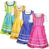 MS-Trachten Vestito tradizionale Dirndl Carina per bambini, 3 pezzi, Colore: rosa., 128 cm