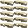 cyclingcolors 10x Cursore doppio per doga doghe 38 × 8 mm guida regolazione rigidità cursore regolazione durezza rete zona lombare, beige