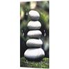 HAKU Appendiabiti da parete aspetto acciaio inox, motivo, MDF, metallo - Dim. L 45 cm x A 100 cm x P 8 cm, Stile Industriale