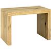 HAKU Tavolino in pannello alveolare rovere impiallacciato in vero legno Tavolino da salotto Tavolino da divano - Dimensioni: L 50 x A 35 x P 30 cm, Stile: Moderno