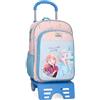 Disney Joumma Bags, Frozen Believe in the journey, zaino per bambini, zaino da scuola, realizzato in poliestere, spalline larghe e regolabili, varie tasche e scomparti., blu, Zaino 40 + carrello