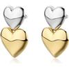 S'Agapõ Orecchini Donna Pendenti in Acciaio | Orecchini Pendenti Con Simbolo Cuore | Collezione Stellar - SSE63