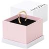PANDORA Anello Chevron luminoso, placcato in oro 14k