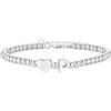 Aretas Braccialetto con iniziale per donne e ragazze, in argento S925, con ciondolo a forma di cuore dalla A alla Z, regalo di Natale e di compleanno per ragazze, figlia, sorella, amici, gioielli, 17+