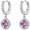 Brosway Orecchini Donna, Orecchini a Cerchio in Argento e Tender Pink | Collezione FANCY - FTP15