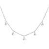 S'Agapõ Collana Girocollo Donna, Collana Donna in Acciaio e Cristalli | Collezione Luce - SCE01