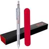 rOtring 600 penne multicolore 3 in 1 e portamine | penna a sfera nera e rossa, punte meccaniche (0,5 mm) | custodia in velluto rosso per protezione della punta