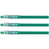 PILOT Set di 3 penne Roller FRIXION Ball Sticks a punta media 07 verde