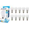 Velamp lampadina LED forma a goccia (A60) - Confezione risparmio - Attacco a vite grande (E27) - Potenza 9W Equivalenti 60W - Luminosità 820ln - Temperatura colore 6500K (luce fredda)