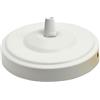 LEDSone Plafoniera bianca da 108 mm, per lampade a sospensione vintage, 108 mm, copertura a baldacchino in metallo a punto singolo, con accessori per casa e ufficio