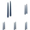 Cereria Di Giorgio - 2 Candele Coniche - Diametro 2,2 cm Altezza 25 cm - Colore Blu dusk - Durata 7 ore - Standard per candelabro - Home Decor Collection (Confezione da 5)