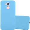 Cadorabo Custodia per Honor 6a / Honor 5c PRO in CANDY BLU - Morbida Cover Protettiva Sottile di Silicone TPU con Bordo Protezione - Ultra Slim Case Antiurto Gel Back Bumper Guscio