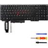 LIAN MO Tastiera di ricambio retroilluminata compatibile con Lenovo ThinkPad R15 E15 Gen2 Gen3 Gen4 (US)