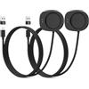 Astorgos 2 Pack Dock di Ricarica di Tipo C Compatibile con Amazfit T-Rex 3/3 Pro/Balance 1/2/Helio Strap, Caricatore Magnetico con cavo di Ricarica da 3,3FT/1M e Adattatori da USB C a USB