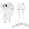 Unico Caricatore Ricarica Rapida 20W USB-C, Presa Rapida per iPhone 14/14 Pro/14 Pro Max/14 Plus 13 12 11 SE XR X XS 8 (Bianco)