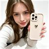 hdqICase Compatibile con Realme C63/Realme C61 - Custodia con cuore 3D Dorato Elettroplaccato, Cover Morbida in TPU Opaco Corpo Intero