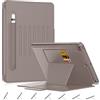 DAORANGE Cover per iPad 9a / 8a / 7a Generazione 10.2 Pollici, Custodia Magnetico in PU-Pelle a Protezione Completa con 7 Angoli Regolabili, Tasca per Pencil, Auto Svegliati/Sonno (Oro Rosa)