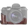 CWONCONGOIN Protezione Sostitutiva per Fotocamera Macchina fotogrca in Pelle PU Filettatura da 1/4 di Pollice Mezza casetta per for Canon EOS M5