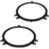 tomzz Audio 2803-011 Anelli per altoparlanti staffe adattatore compatibile con Audi A3 A4 Avant A6 TT varie posizioni di montaggio per 165 millimetri altoparlanti DIN