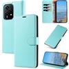 KKEIKO Cover per Honor 200 Lite 5G, Antiurto Custodia in PU Pelle con Blocco RFID, Magnetico Protettiva Cover per Honor 200 Lite 5G, Verde
