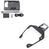NASDGAKF Porta Cellulare Moto Per FORZA750 NSS750 Staffa Di Montaggio Per Ricarica GPS Per Telefono Moto Porta Cellulare GPS(AB - With Logo)