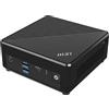 msi PC MSI CUBI N100 NO HD/RAM BK FANLE BN100XX 1X+M.2