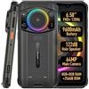 Ulefone ARMOR 21 Android 13 Smartphone Rugged, Infinite Halo, Altoparlante 122dB, 9600mAh Batteria, 64MP+24MP Fotocamera,16GB+256GB, 6,58 FHD+120Hz, Cellulare Impermeabile IP68, Slot Per 3 Schede