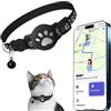 LKHYUKU Collare GPS Gatto, GPS gatto per Gatti (Compatibile con i sistemi Apple e Android) Funziona con goo- gle Find My, Senza SIM Senza Abbonamento, Monitoraggio dell'attività, IP67, Batteria 365+Giorni