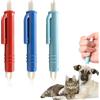 BAVALIN Pinzetta per Zecche per Cani e Gatti - Pinzette per Zecche Semplici e Sicure per l'Uomo e Animali, 3 Pezzi (Rosso, Blu, Blu Scuro)