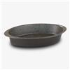 Mamù teglia ovale Made in Italy happy stone antiaderente in alluminio 30x18