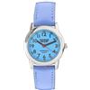 Pierre Bonnet 9261 Orologio Donna Ragazza 27 mm Quarzo PC21, Quadrante con Numeri Arabi, Cinturino Ecopelle Colorato, Vetro Minerale Sottile (Azzurro)