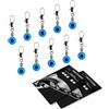 AMZfishing® 10x Girella per Galleggianti, Cestini da Pastura e Piombi da Fondo | Pesca al Pesce Bianco | Accessori per Carpfishing | Accessori da Pesca per Carpfishing (10 Pezzi, b: #M)