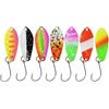 AMZfishing® Set 7 Spoon da 3g per Trota | Esche artificiali realistiche | Kit completo per pesca a mosca, spinning e pesca sportiva (b: Set 2)