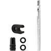 QSTDGVPW 2 Pezzi Estensore Presta Valvola Tubeless Bicicletta Kit Accessori Conversione Protezione Anello Sigillante Prevenzione Graffi Adatto per Ciclismo su, 1 pz Nero 80mm