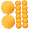 OHPHCALL 60 Palline Pingpong per Allenamento con Palline Tennis Tavolo Elastiche in Plastica ABS Resistenti per Macchina Allenamento Pong Gialle