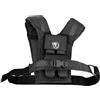 GORILLA SPORTS® Giubbotto Zavorrato - 10/20/30 kg, Regolabile, Ferro, Schiuma TPE, Nylon, Vestibilità Universale, Nero - Weighted Vest, Gilet con Pesi, Gilet Zavorrato con Pesi Inclusi (c) 30kg)