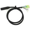 Yhenlovtt Cavo di prolunga motore a 9 pin per motori del mozzo della ruota anteriore e posteriore, cavo in gomma di rame ignifugo, 65 cm/130 cm/160 cm Opt (65 cm)