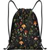 Generic Zaino con Coulisse Cute Mushroom Borsa con Coulisse Leggero Sportiva Zainetto Impermeabile Drawstring Backpack per Scuola Spiaggia Unisex