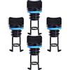 Tofficu Set 4 Pezzi Tappi Scarico Kayak in Nylon Nero, Accessori Barca Resistenza All'abrasione e Buona Flessibilità, per Pedalò e Canoa